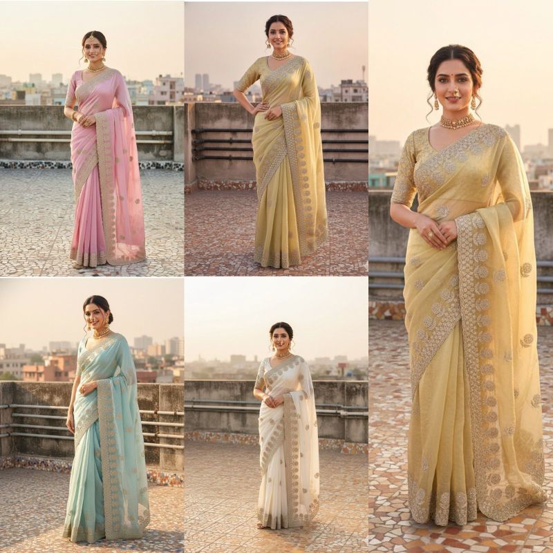 WOMEN'S SATIN SAREES