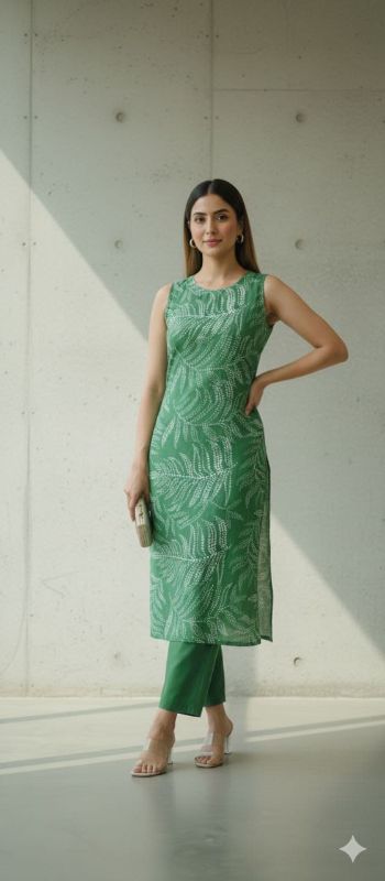 SLEEVEV LESS KURTI