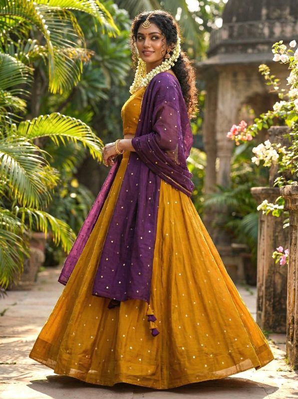 Lehenga, Blouse & Dupatta