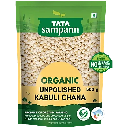 Tata Sampann Organic Unpolished Kabuli Chana