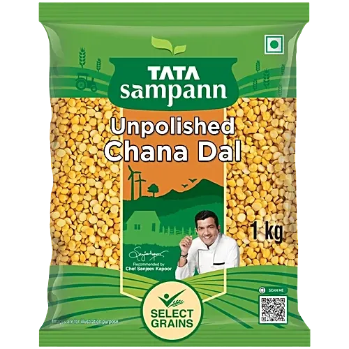 Tata Sampann Organic Unpolished Chana Dal