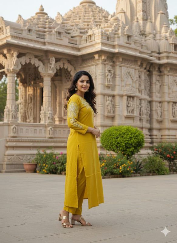 WOMEN'S PURE ROMAN   KURTA SETS