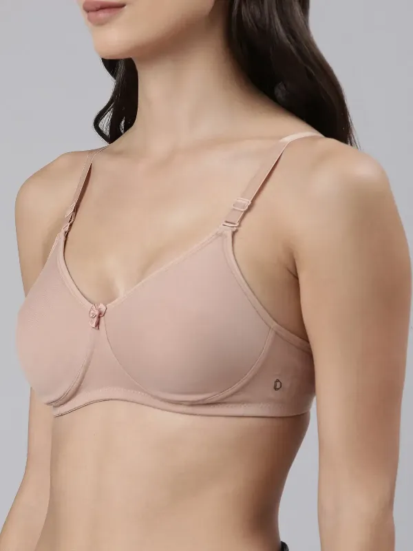 COTTON LIGHTLY PADDED WOMENS T SHIRT BRA