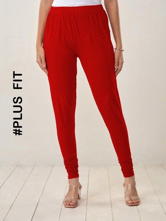 Lyra Churidar Leggings (Free Size) Red: 1 Unit