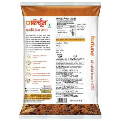Fortune Chakki Fresh Whole Wheat Atta