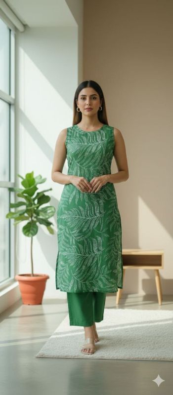 SLEEVEV LESS KURTI