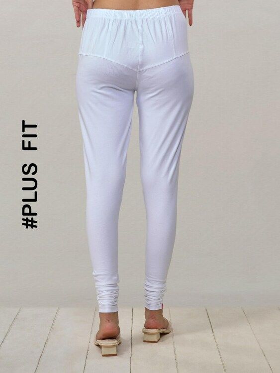 Lyra Churidar Leggings (Free Size) White: 1 Unit