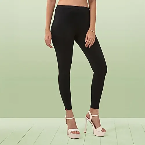 Lyra Ankle Leggings (Free Size) Black Plus: 1 Unit