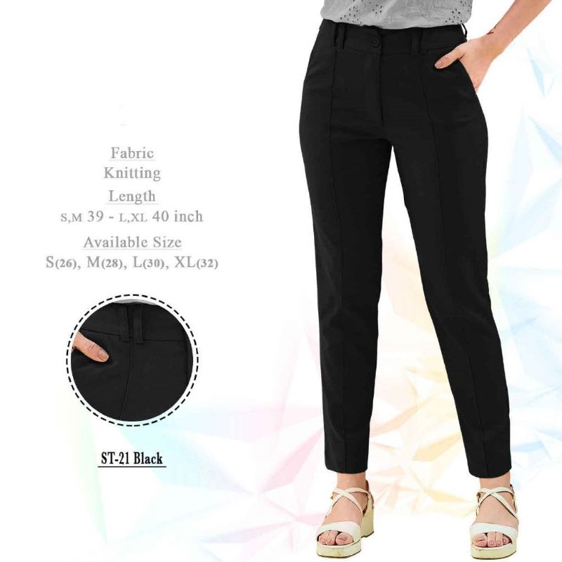 WOMEN'S KNITTED TROUSERS