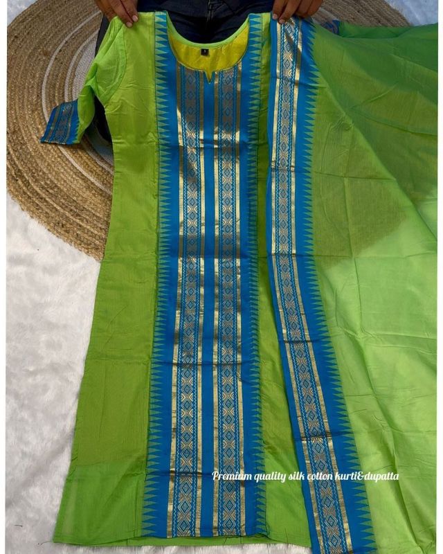 Women's Pure Silk Cotton Kurti