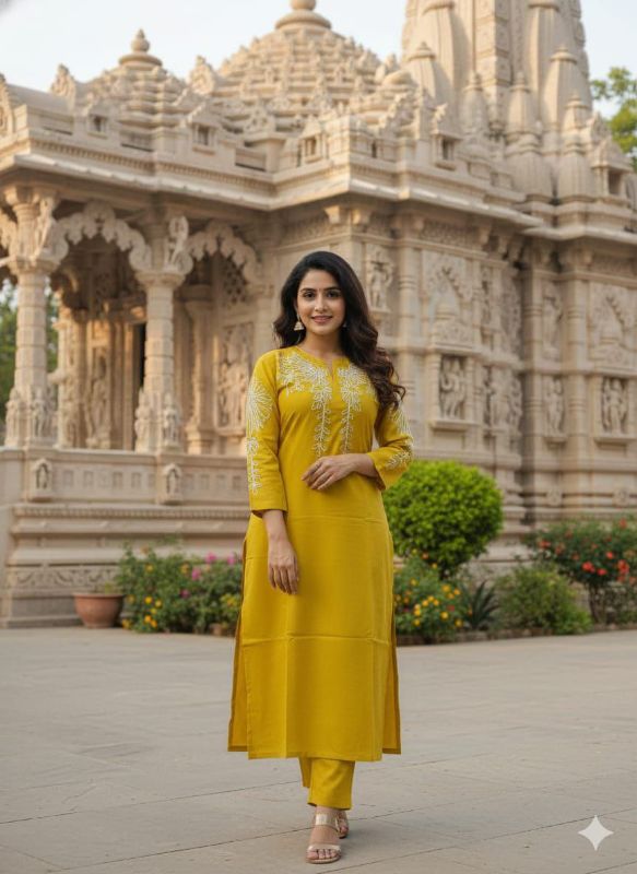 WOMEN'S PURE ROMAN   KURTA SETS