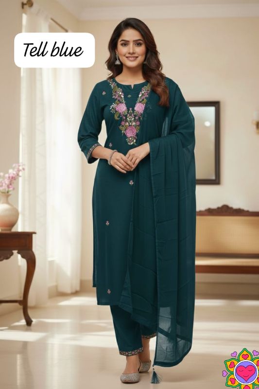 WOMEN'S KURTI AND BOTTOM