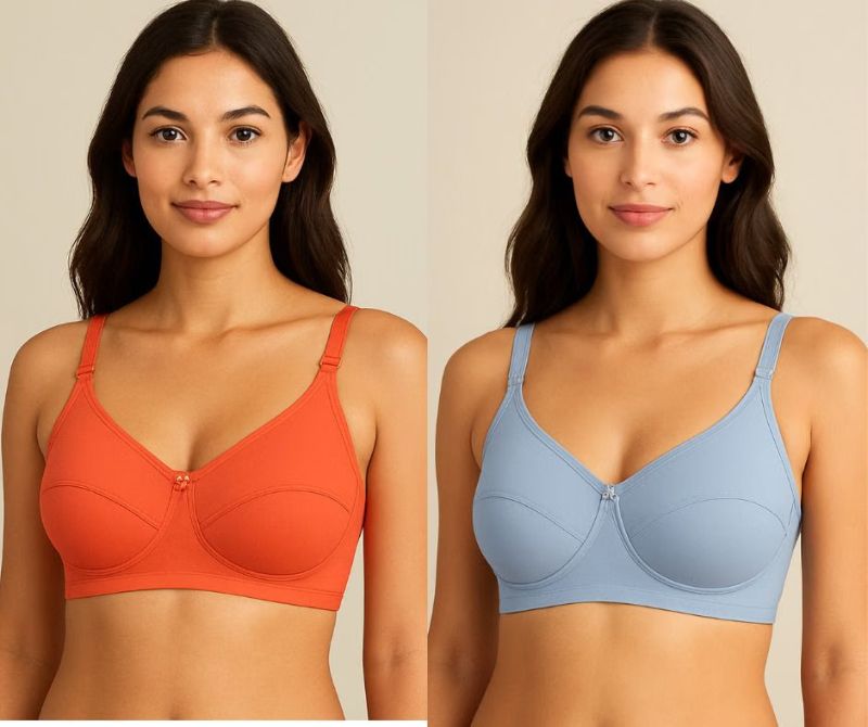 Lycra Non Padded Everyday Bra For Women