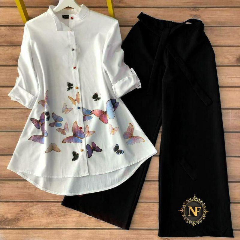 WOMEN'S TOP AND PLAZO