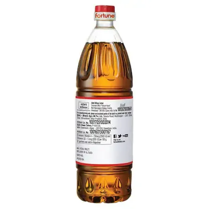 Fortune Kachi Ghani Mustard Oil Bottle
