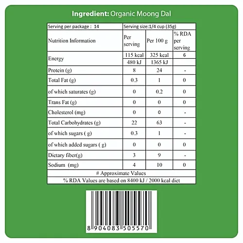 24 Mantra Organic Moong Dal