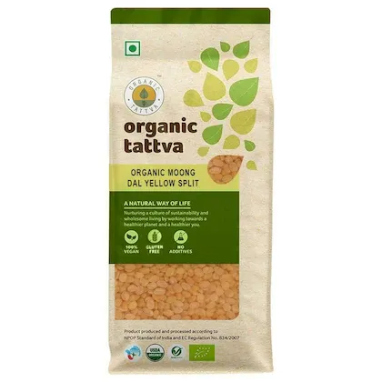 Organic Tattva Moong Dal Yellow Split