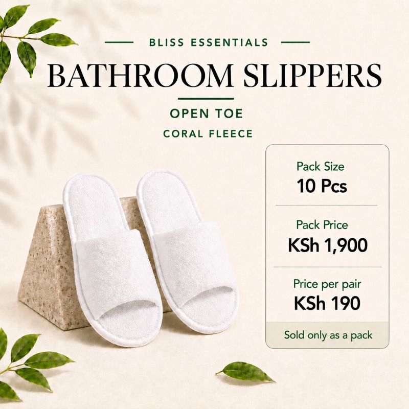 Bathroom Slippers Open Toe (10pcs)