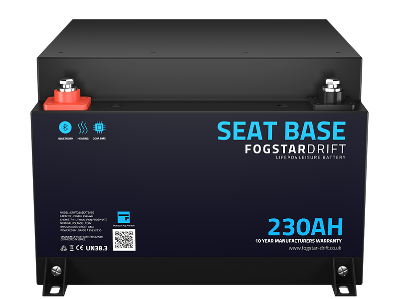 SEAT BASE 12V 230Ah Lithium Leisure Battery