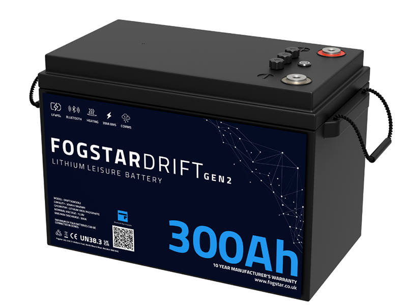 Drift 12V 300Ah Lithium Leisure Battery