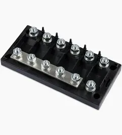 Fuse holder 6-way for MEGA-fuse