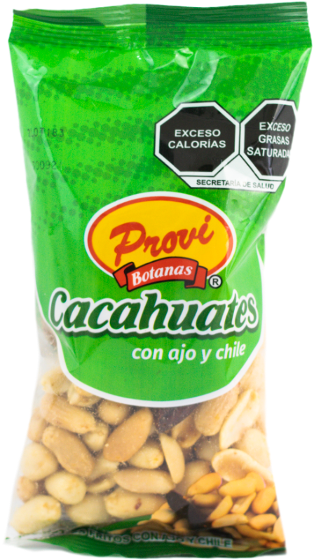 Cacahuates con ajo y chile