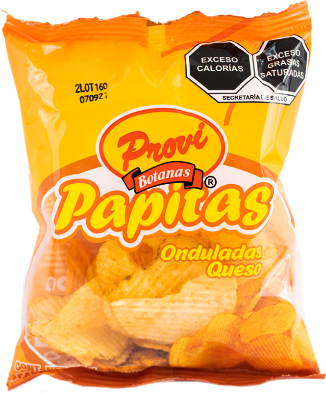 Papas Onduladas Queso