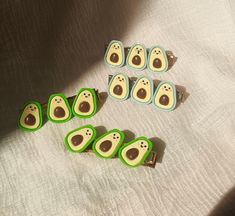Avocado Hair Clip