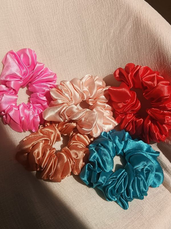 Multicolour Hair Tie Scrunchie