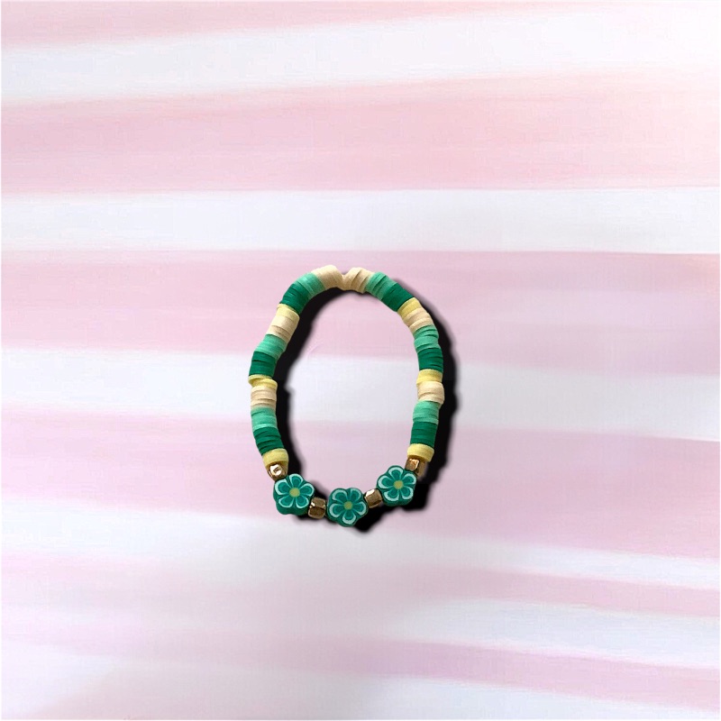 Tropical Garden Clay Bracelet