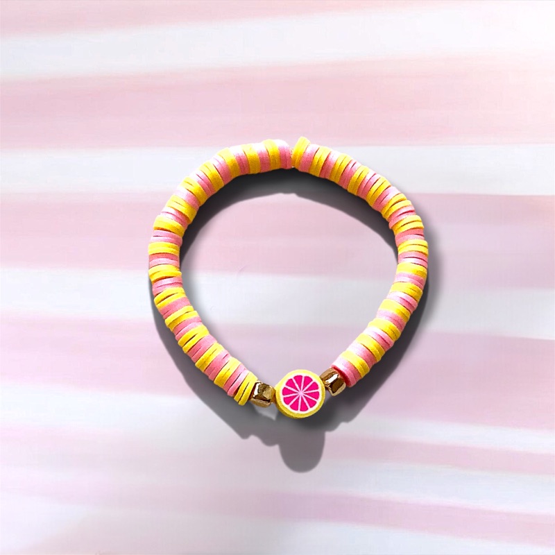 Citrus summer Clay bracelet