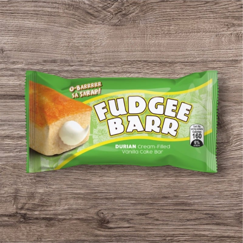 Fudgee Barr Durian Cream Vanilla