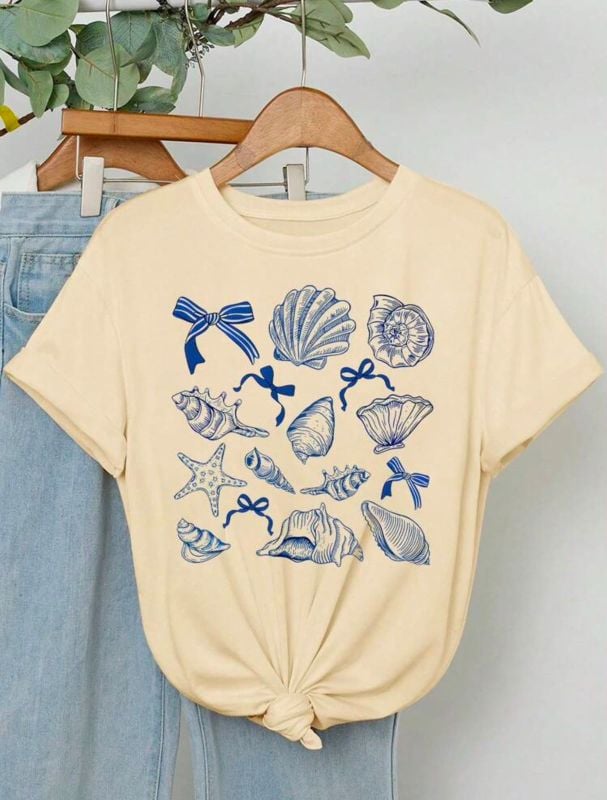 Camiseta Conchas