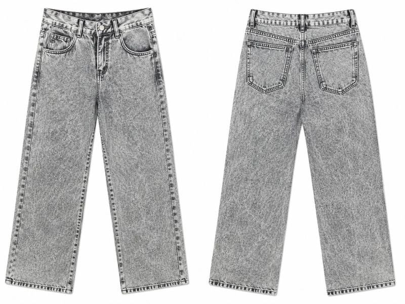 Straight jeans