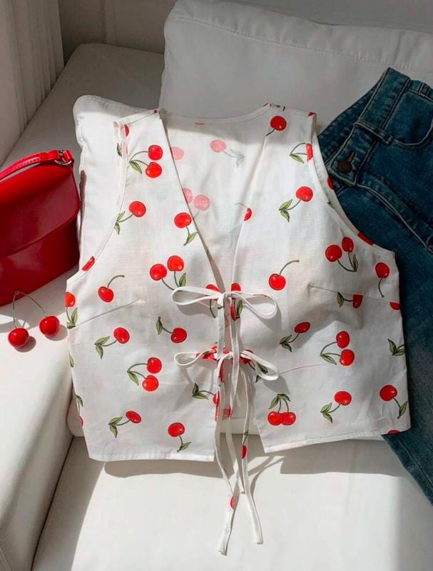 Blusa Diseño Cerezas