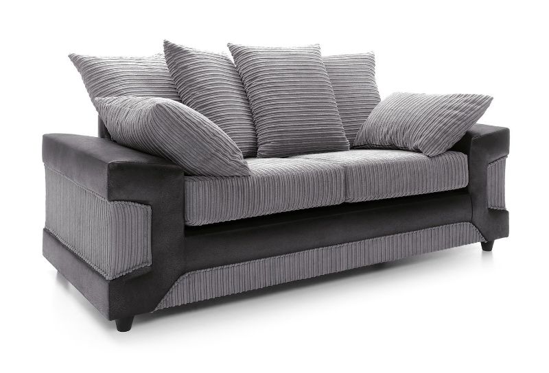Dyno 3 Seater Sofa - Black