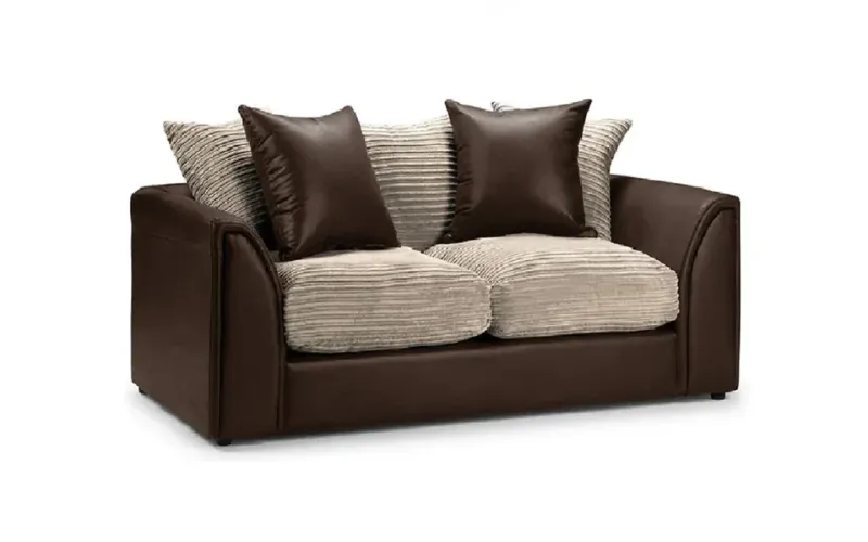 Dylan Bryon Brown & Beige 2 seater sofa