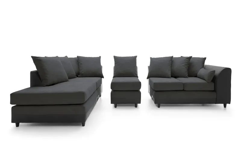 DYLAN PLUS LARGE CHENILLE CORNER SOFA