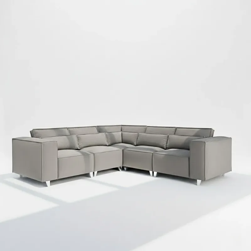 Sloane 5 Seater Corner Sofa – Modern & Spacious Design