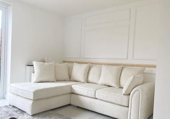 Dylan Alaska L Shape Corner Sofa – Light Grey | Left & Right Hand UK