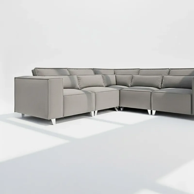 Sloane 5 Seater Corner Sofa – Modern & Spacious Design