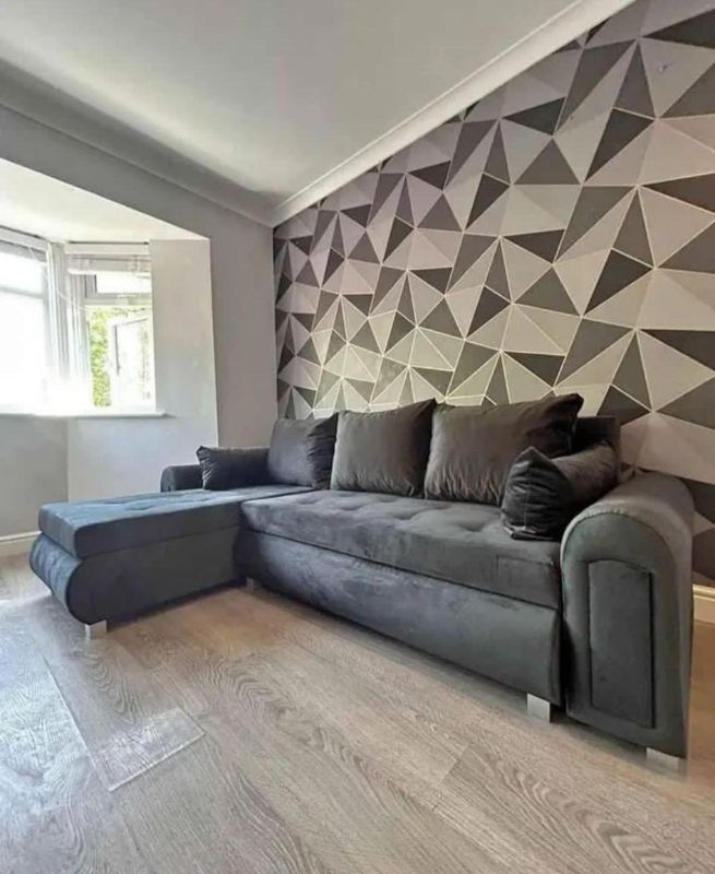 Berlin Fabric Corner Universal Sofa Bed With Double Storage