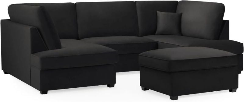 Modern U Shape Sofa Set – Plush 4–5 Seater Corner Sofa | Luxury Living Room Sofa UK