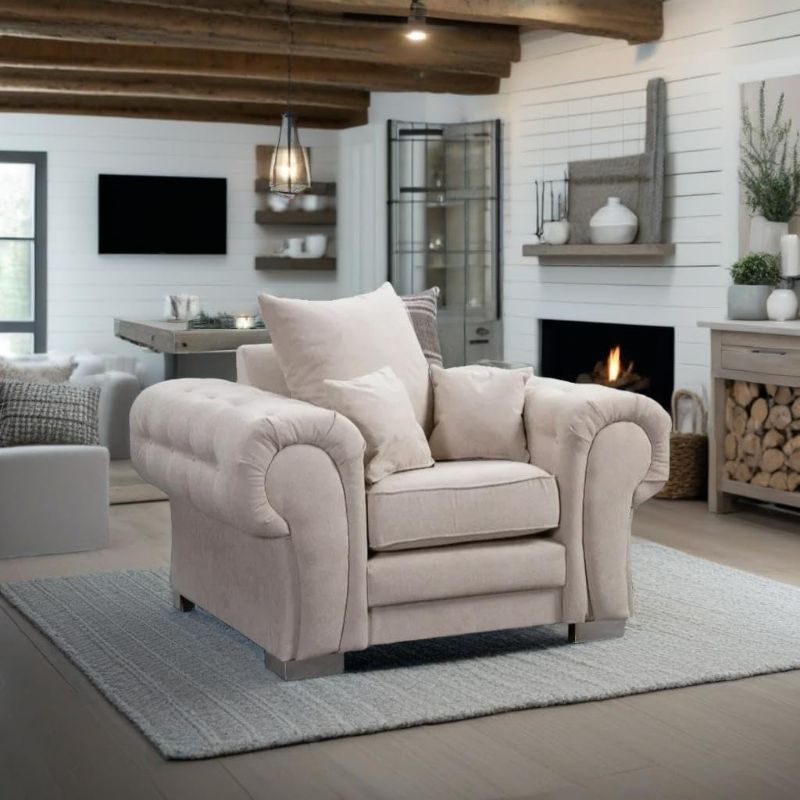 Verona Cream Armchair for Sale – Elegant, Comfortable & Perfect for Modern Living Spaces