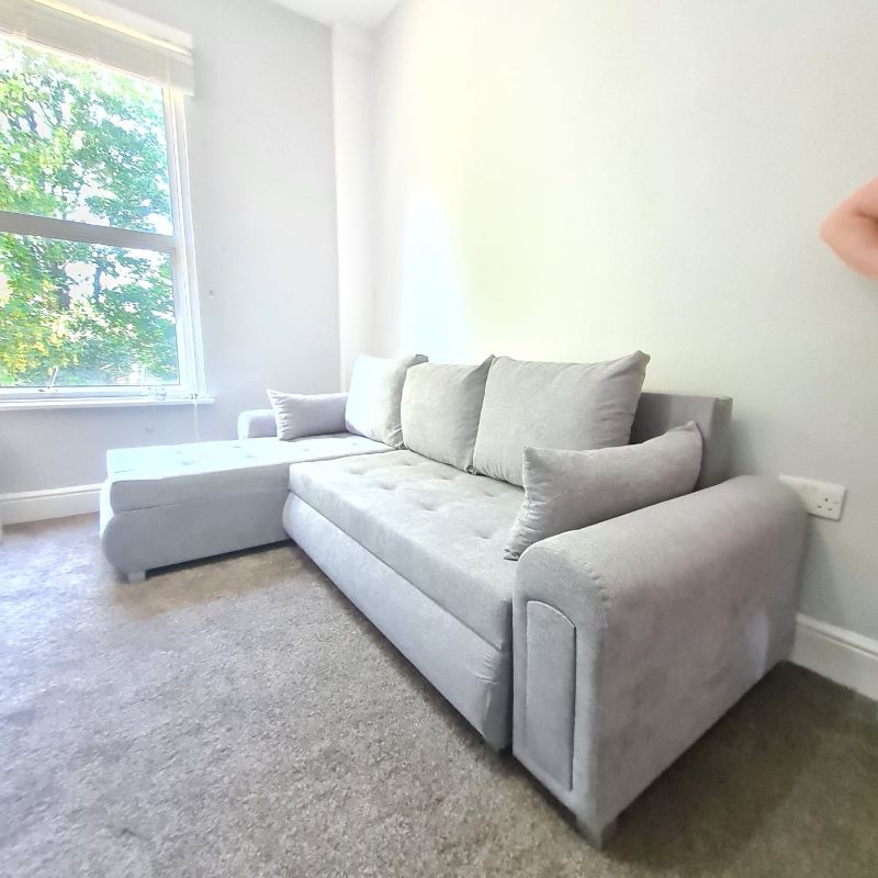 Berlin Fabric Corner Universal Sofa Bed With Double Storage