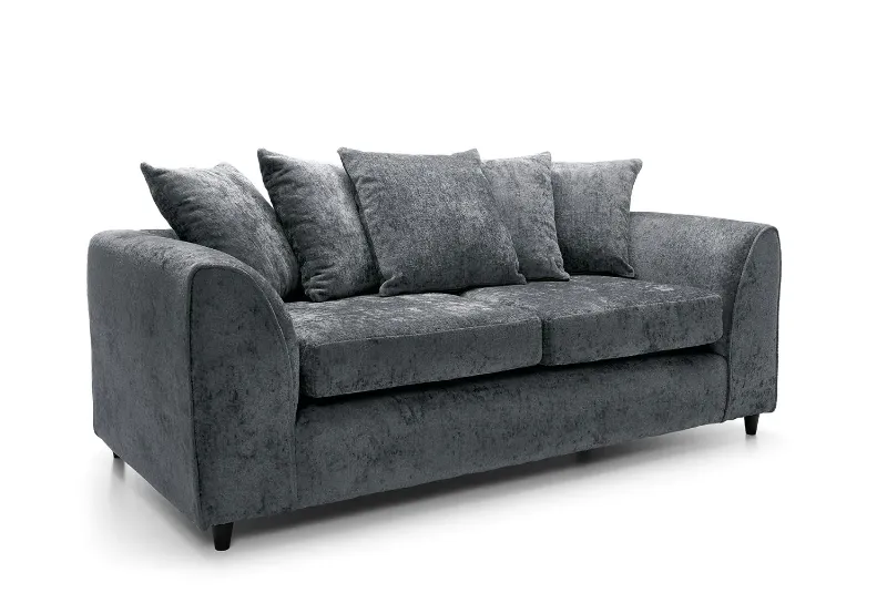 Alaska Modern Grey 3 Seater Couch