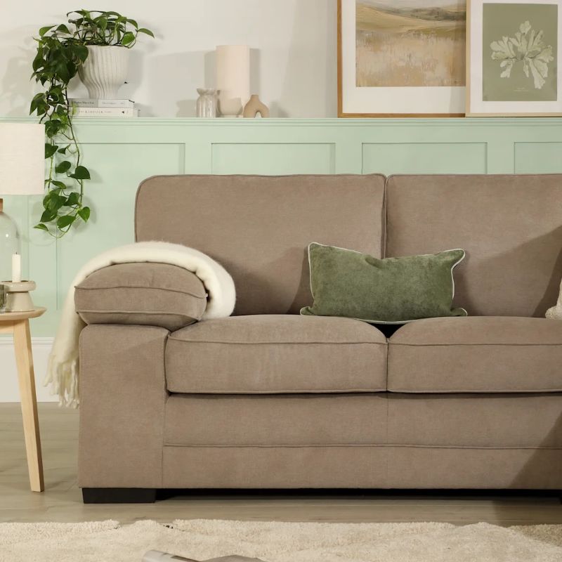 Clapham Right Hand Corner Sofa – Summer Linen Luxe Chenille | L Shape Sofa UK