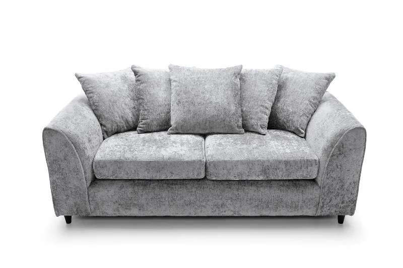 Alaska Contemporary Light Grey 3 Seater Sofa