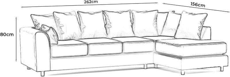 Upholstered 5 Settee Scatter Back Suites for Living Room (Green, RH 5 Seater)