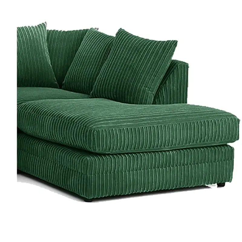 Hannah Jumbo Cord 4 Seater Right Hand Facing Corner Sofa